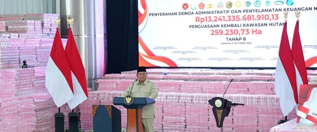 Presiden Prabowo Apresiasi Satgas PKH, Selamatkan 6,2 Juta Hektare Hutan Senilai Hampir Rp400 Triliun
