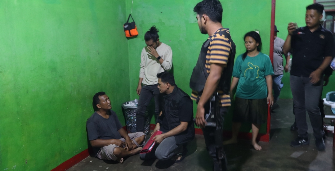 57 Personel Gabungan Sisir Bagan Sinembah, 1 Warga Positif Narkoba Diamankan  