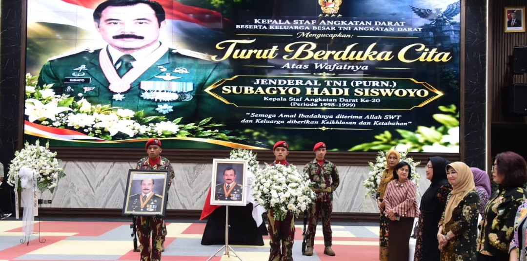 *Rangkaian Penghormatan Terakhir TNI AD untuk Mantan Kasad Subagyo Hadi Siswoyo*