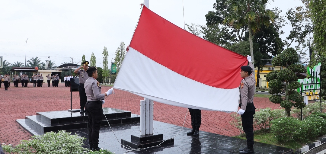Polres Rokan Hilir Gelar Upacara Peringatan Hari Sumpah Pemuda ke-98