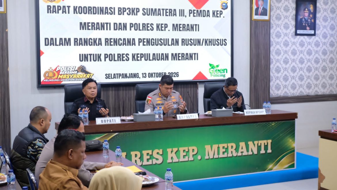 Pemkab Meranti Siapkan Lahan Hampir 1 Hektare untuk Rusun Polres